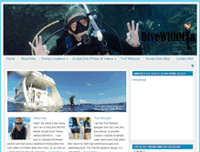 Tablet Screenshot of divewithmia.com